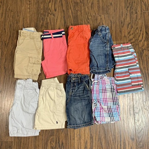 The Children's Place Other - Boys Shorts LOT OF 9 Size 4 Polo Childrens Place Gymboree Levi's Cat & Jack